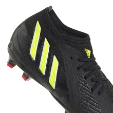 adidas Buty piłkarskie Predator Edge.1 FG (do twardych nawierzchni, trawa naturalna) czarne dziecięce